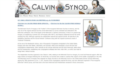 Desktop Screenshot of calvinsynod.org