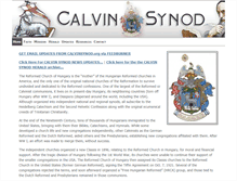Tablet Screenshot of calvinsynod.org